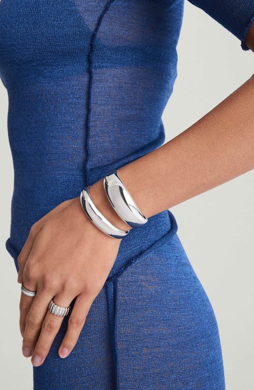 Mejuri 13mm Dôme Cuff Bracelet In Brown