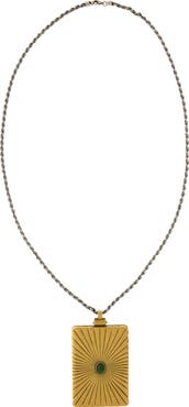 Versace Circe Locket Pendant Necklace