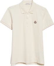 Moncler Logo Cotton Piqué Polo