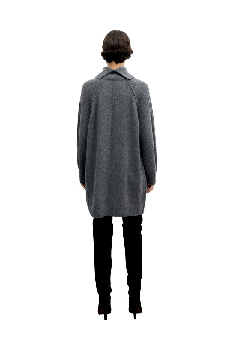 Cris Roll Neck Sweater Dress, Alternate, color, Charcoal