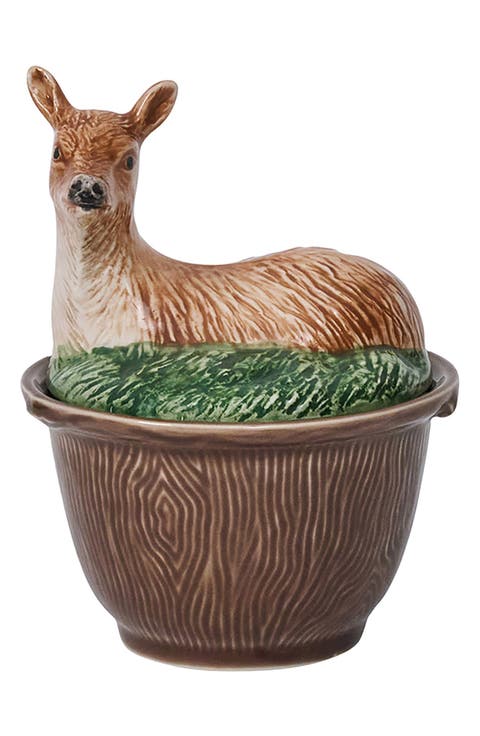 Forest Walk Deer Covered Bowl