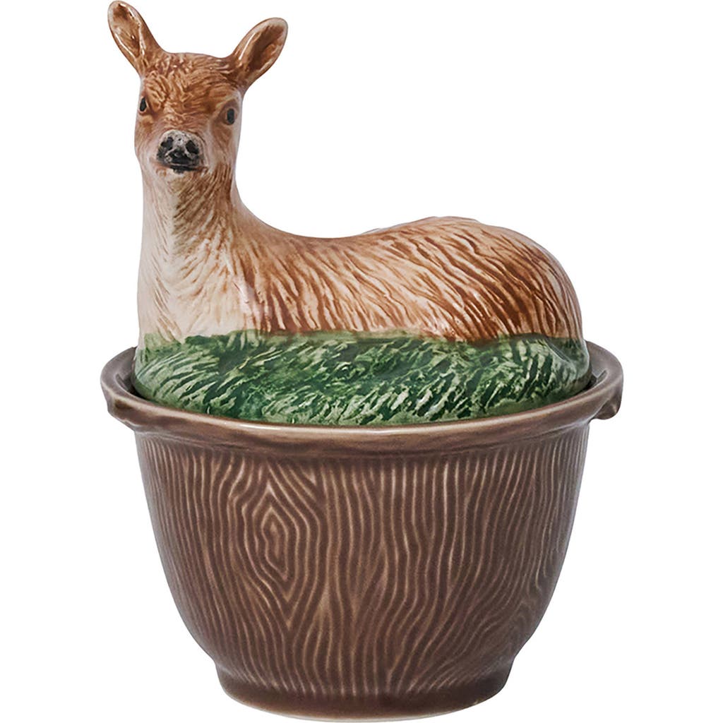 Juliska Forest Walk Deer Bowl With Lid In Multi