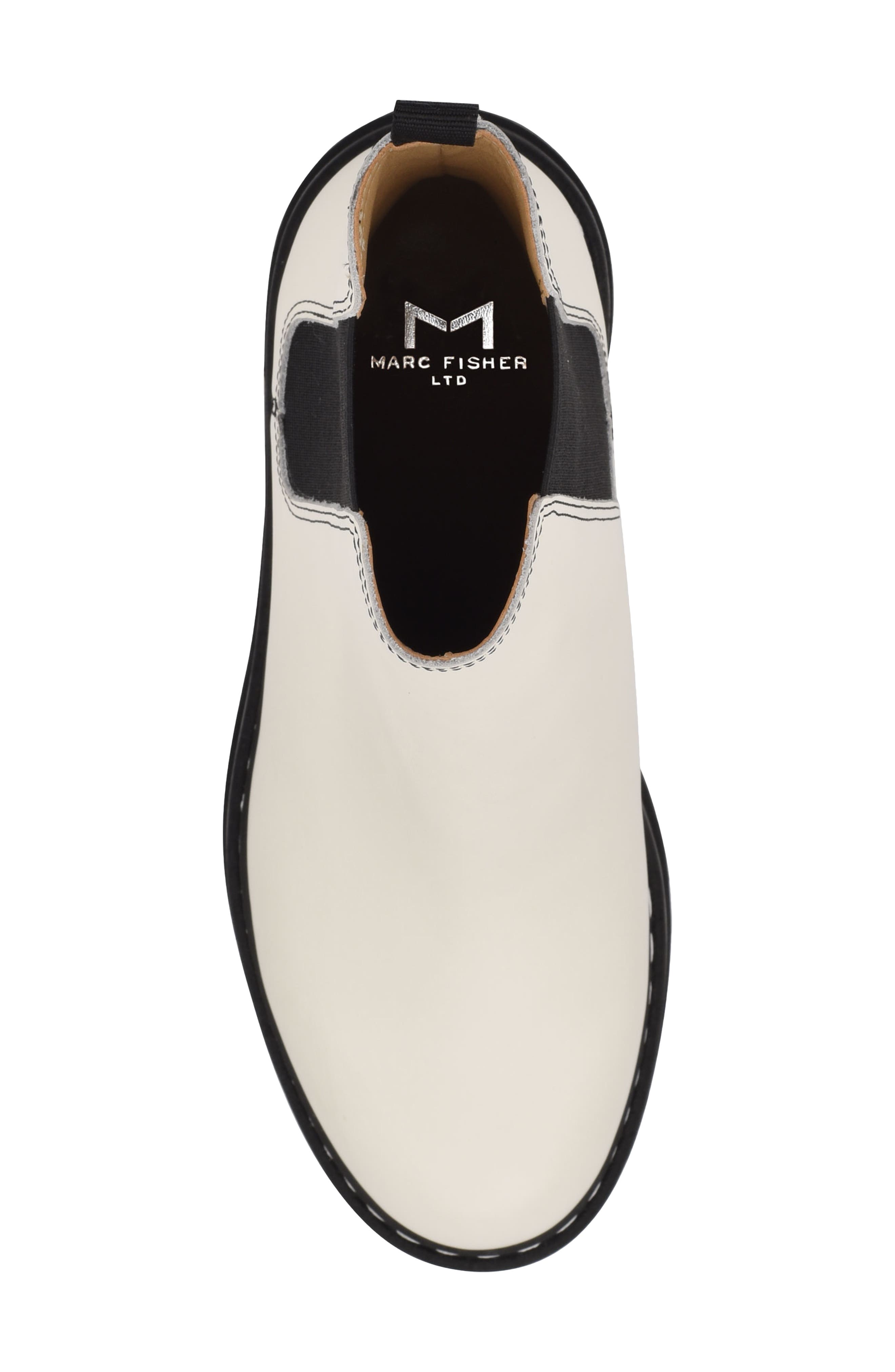 Pirro Chelsea Boot, Alternate, color, CHIC CREAM/ BLACK LEATHER