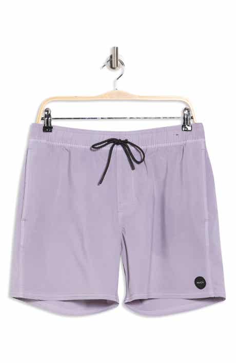 RVCA Pigment-Dyed Elastic Waist Shorts