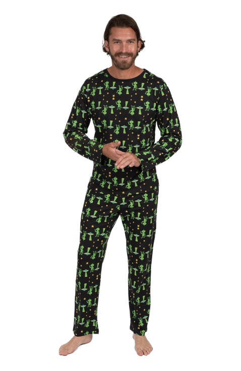 Men's Loose Fit Cotton Matching Family Pajamas, Fun & Character Themes