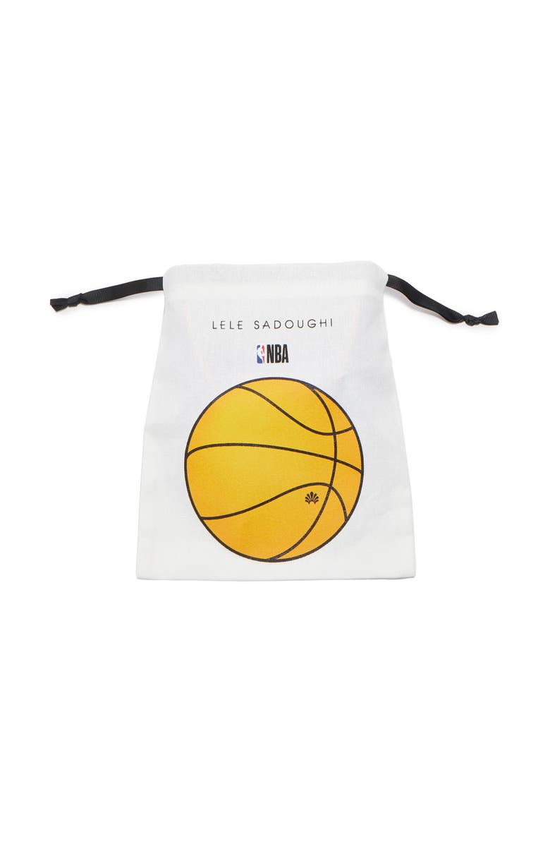 Lele Sadoughi NBA Bow Barrette, Alternate, color, Jet 001