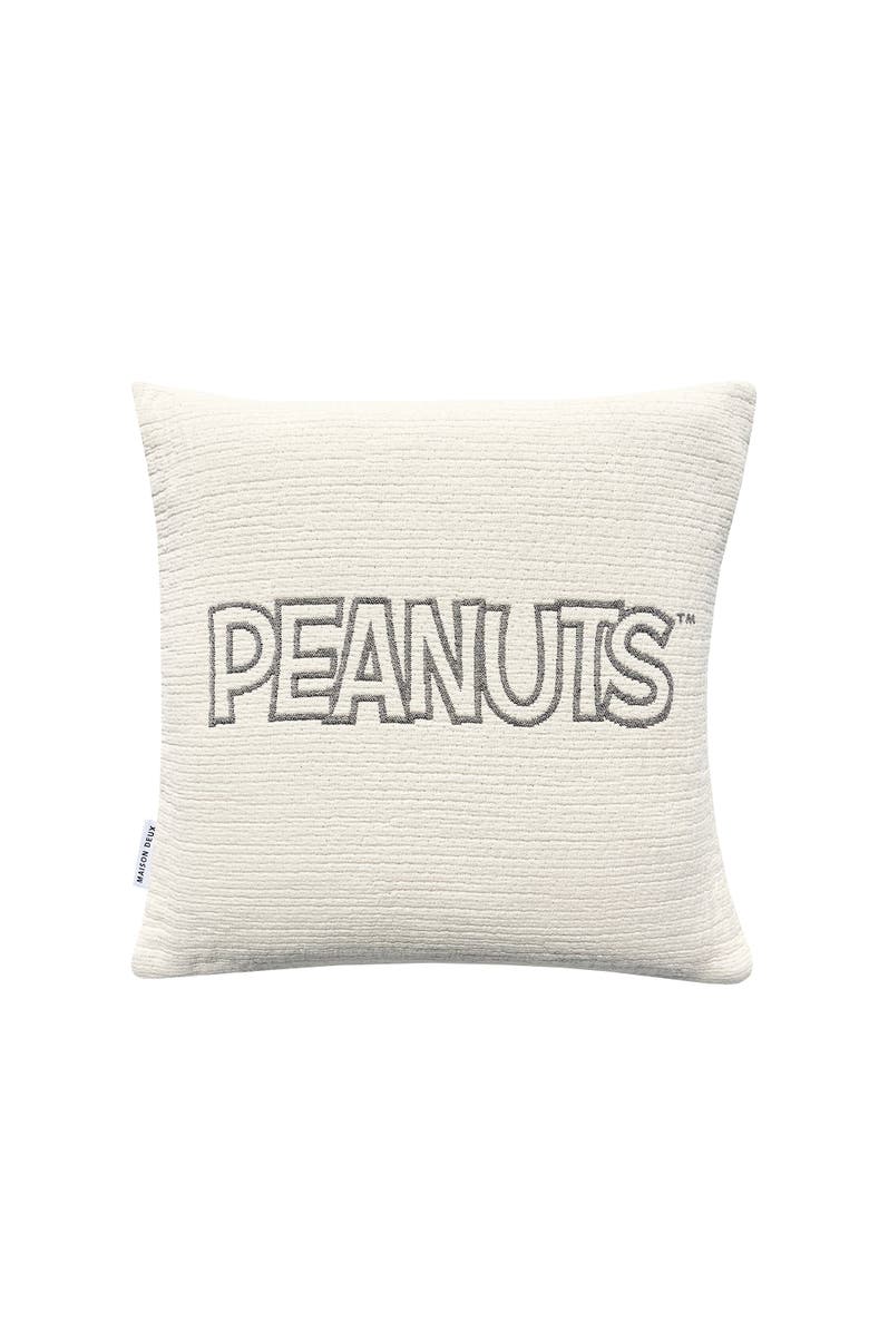 Maison Deux Peanuts Cushion Cover, Alternate, color, Black - White