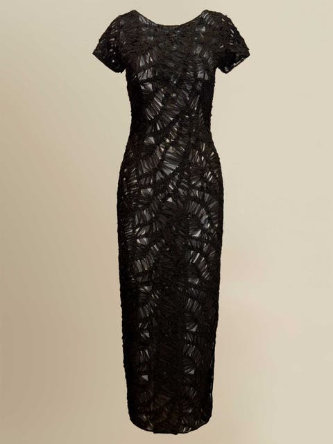 Fleur Sheer Italian Lace Maxi Dress