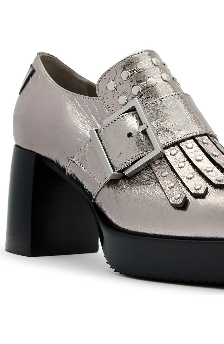 AllSaints Zia Stud Loafer, Alternate, color,