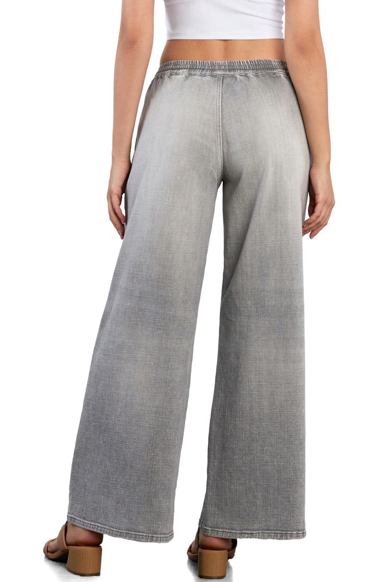 Knotty Drawstring Jeans, Alternate, color, GREY BLUE