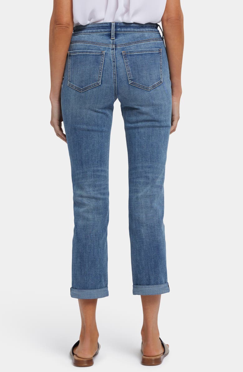 NYDJ Sheri High Waist Cuff Hem Ankle Jeans, Alternate, color, Majorca Bay