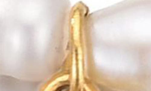 Adornia Freshwater Pearl Initial Charm Bracelet In Gold