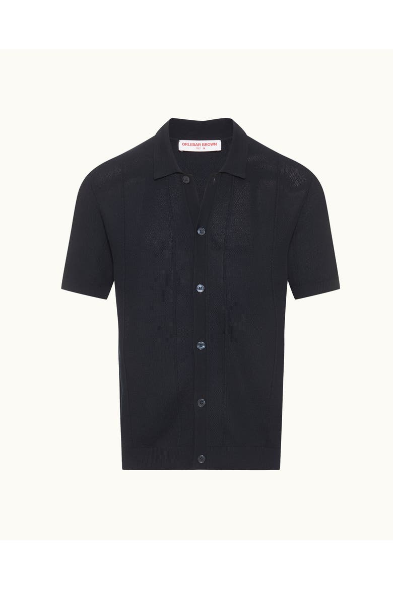 Tiernan Classic Fit Capri Collar Mercerised Cotton Shirt, Alternate, color, NIGHT IRIS