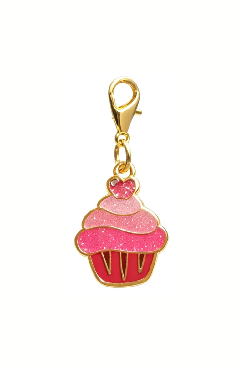 Cupcake Pet Collar Charm, Main, color, Cupcake