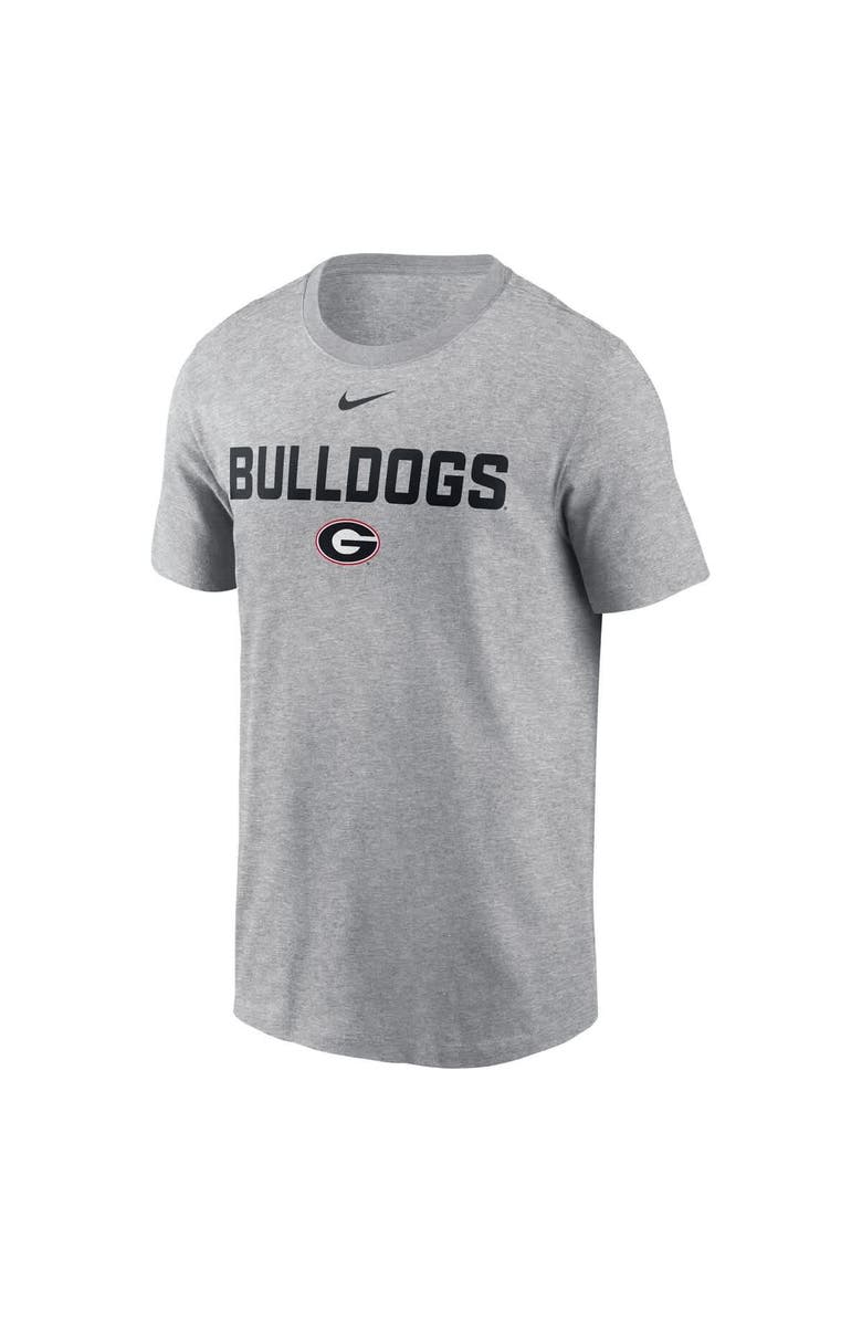 Nike Men's Nike Heather Gray Georgia Bulldogs Campus 2-Hit T-Shirt, Alternate, color, 