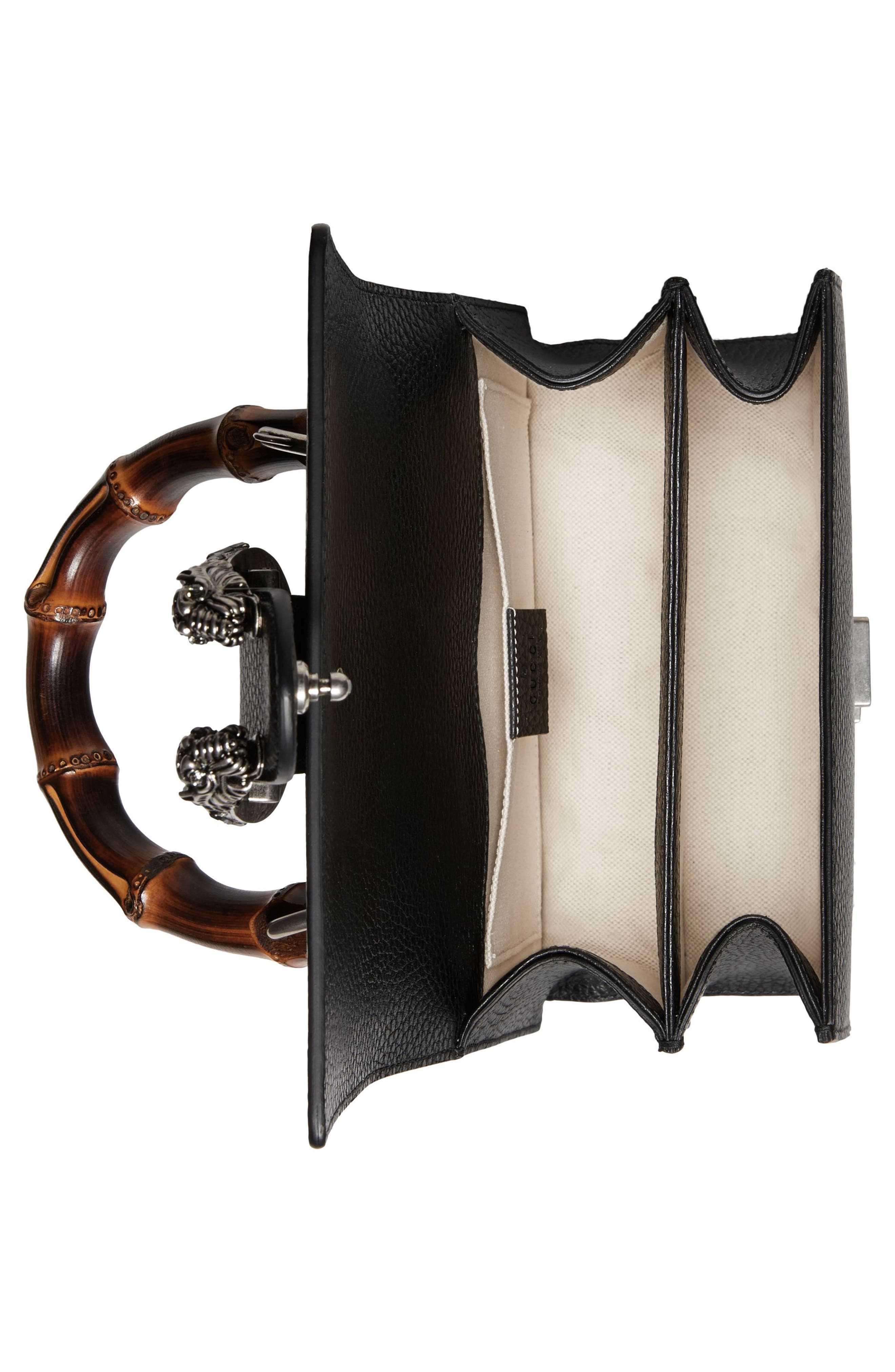 Gucci Mini Leather Satchel, Alternate, color, 