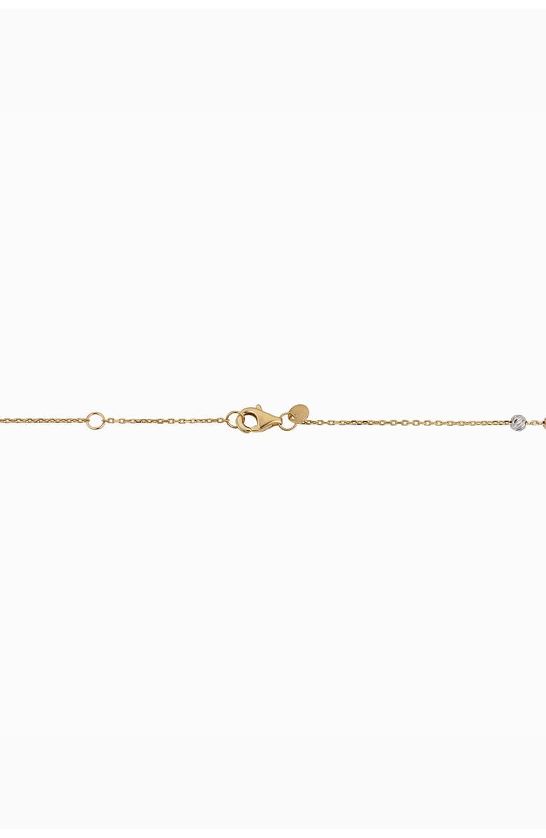Oradina 14K Tricolor Gold Celebration Ball Station Bracelet, Alternate, color, 14K Tricolor Gold