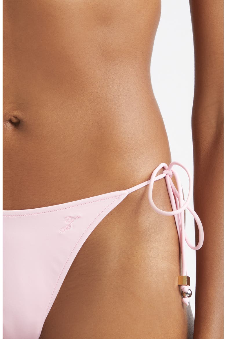 Le Bas de Plage String Bikini Bottoms, Alternate, color, PINK