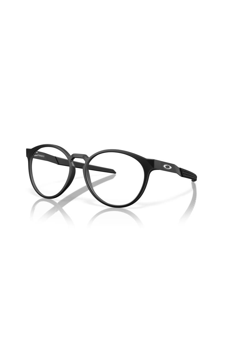 Oakley 53mm Round optical glasses, Main, color, Black