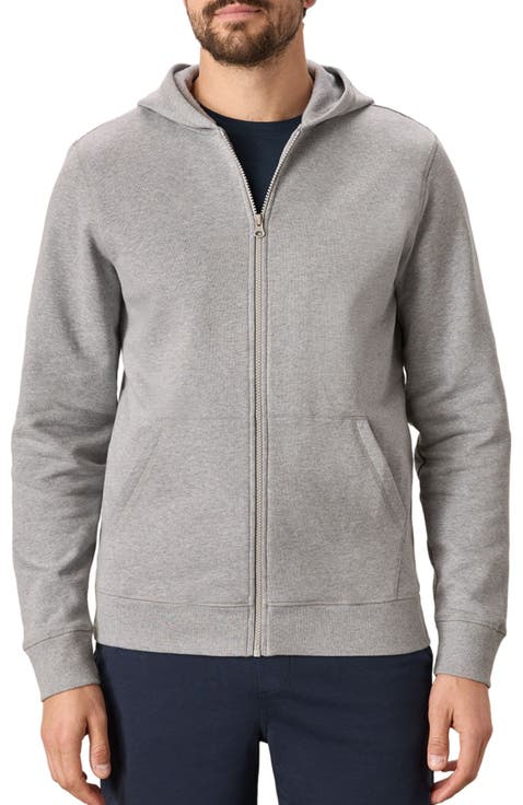 Organic Brushed Fleece Zip Hoodie