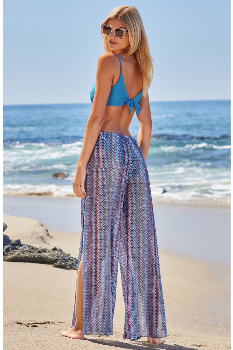 Waterway Knit Cover-Up Pants, Alternate, color, MULTI