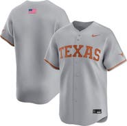 Nike Men's Nike Gray Texas Longhorns Alternate Limited Baseball Jersey
