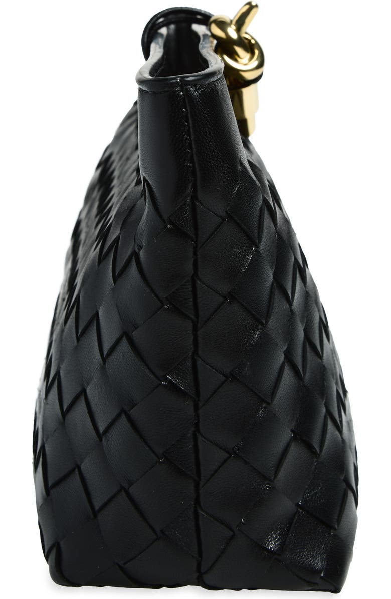 Bottega Veneta Andiamo Boat Clutch, Alternate, color, Black-M Brass