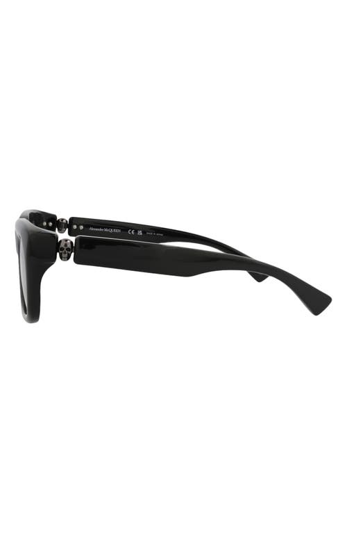 Alexander Mcqueen Mcqueen 54mm Rectangular Sunglasses In Multi