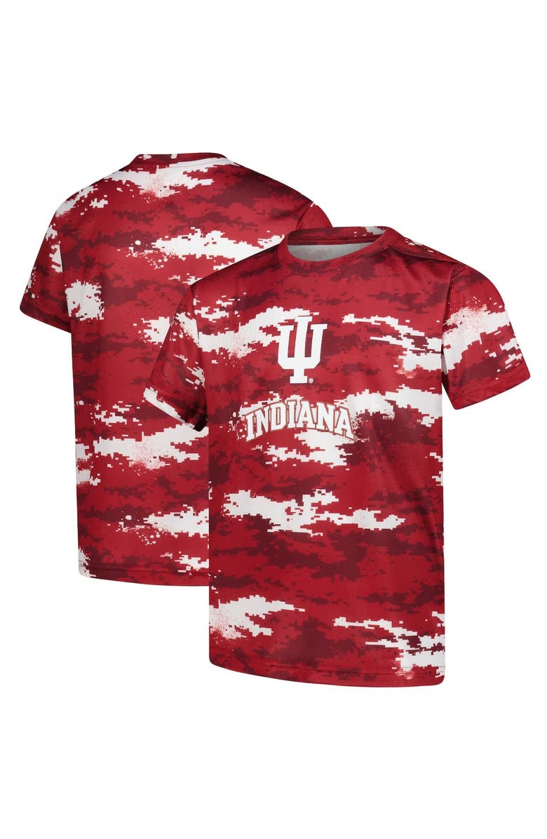 Outerstuff Youth Crimson Indiana Hoosiers Scrimmage Sublimated T-Shirt, Alternate, color, Crimson