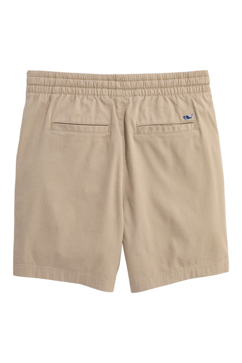 Kids' Drawstring Stretch Twill Chino Shorts, Alternate, color, KHAKI