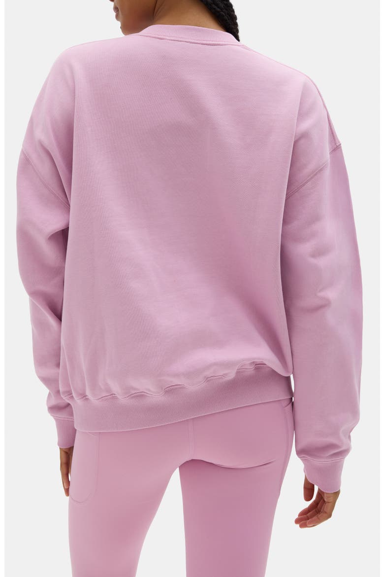 Cotton Graphic Sweatshirt, Alternate, color, AMETHYST