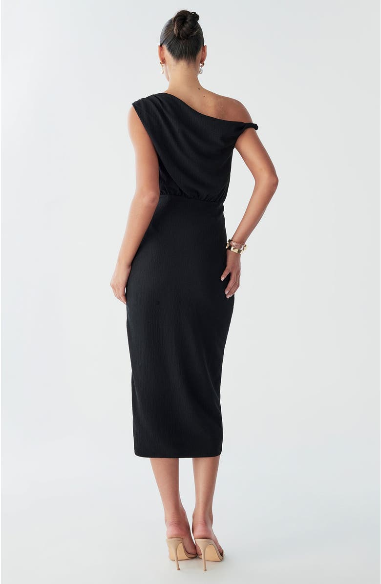 BWLDR Ash Midi Dress, Alternate, color, Black