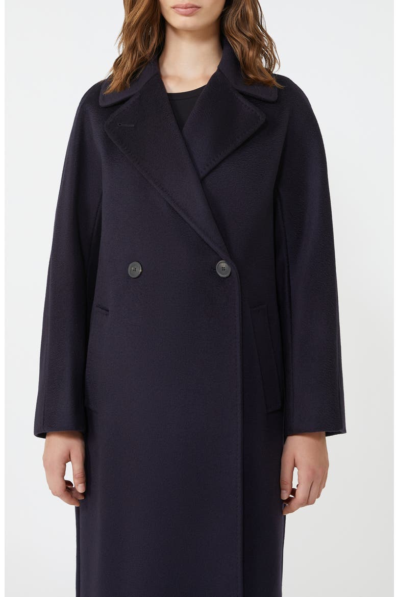 Dresina Double Breasted Virgin Wool Coat, Main, color, ULTRAMARINE