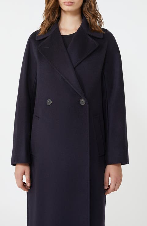 Dresina Double Breasted Virgin Wool Coat