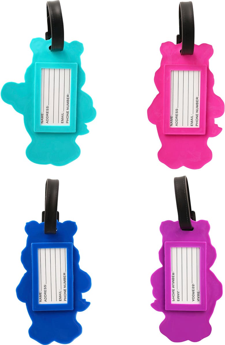 Care Bears Luggage Tag, 4 Pack, Alternate, color, Multicolor