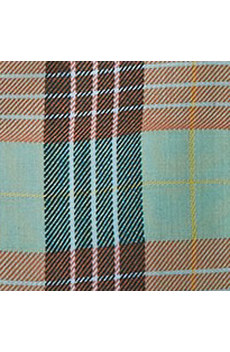 tag Set of 3 Fishing Flies Print Green Plaids Kitchen Towels, Alternate, color, Multicolored