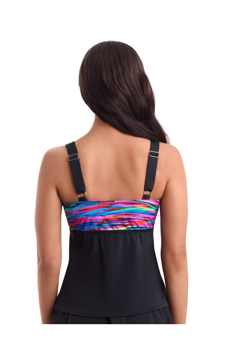 ShapeSolver Sport Twist Bra Chlorine Resistant Tankini Swimsuit Top, Alternate, color, Tidal Wave