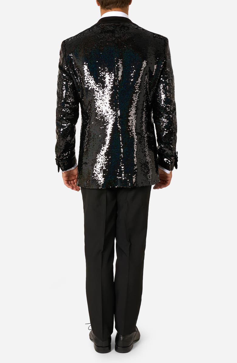 OppoSuits Starblazing Black Sequin Dinner Jacket, Alternate, color, Black