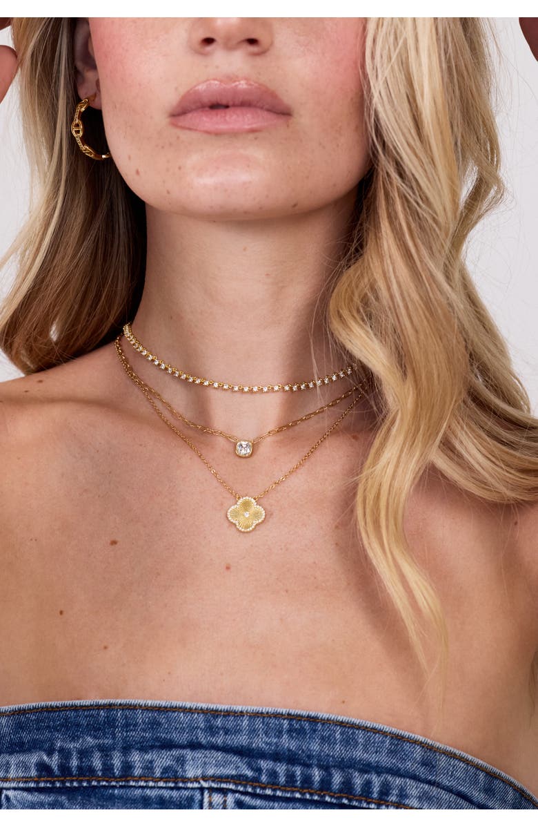 Electric Picks Koi Pearl Pendant Necklace, Alternate, color, Gold