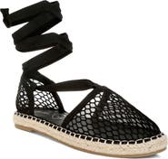 LONDON RAG Sonara Ankle Wrap Espadrille Flat