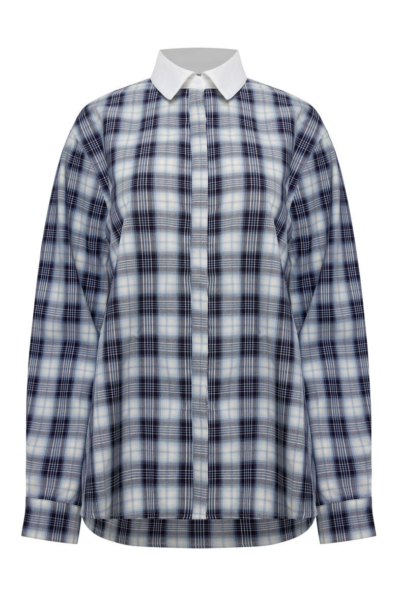 Vacanza Plaid Shirt, Alternate, color, NAVY PLAID
