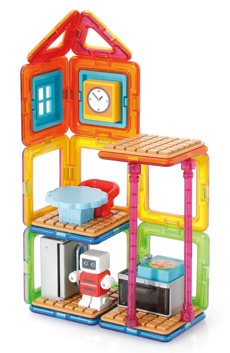 Magformers Minibot Kitchen 33-Piece Magnetic Construction Set, Alternate, color, 