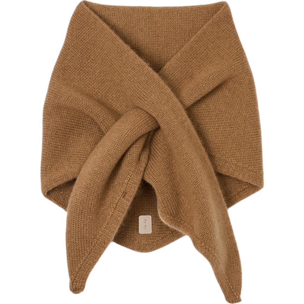 Sandro Wool And Cashmere Scarf In Brown