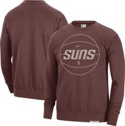 Nike Men's Nike Garnet Phoenix Suns 2023/24 Authentic Standard Issue Travel Performance Pullover Sweatshirt
