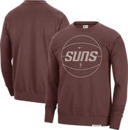 Nike Men's Nike Garnet Phoenix Suns 2023/24 Authentic Standard Issue Travel Performance Pullover Sweatshirt