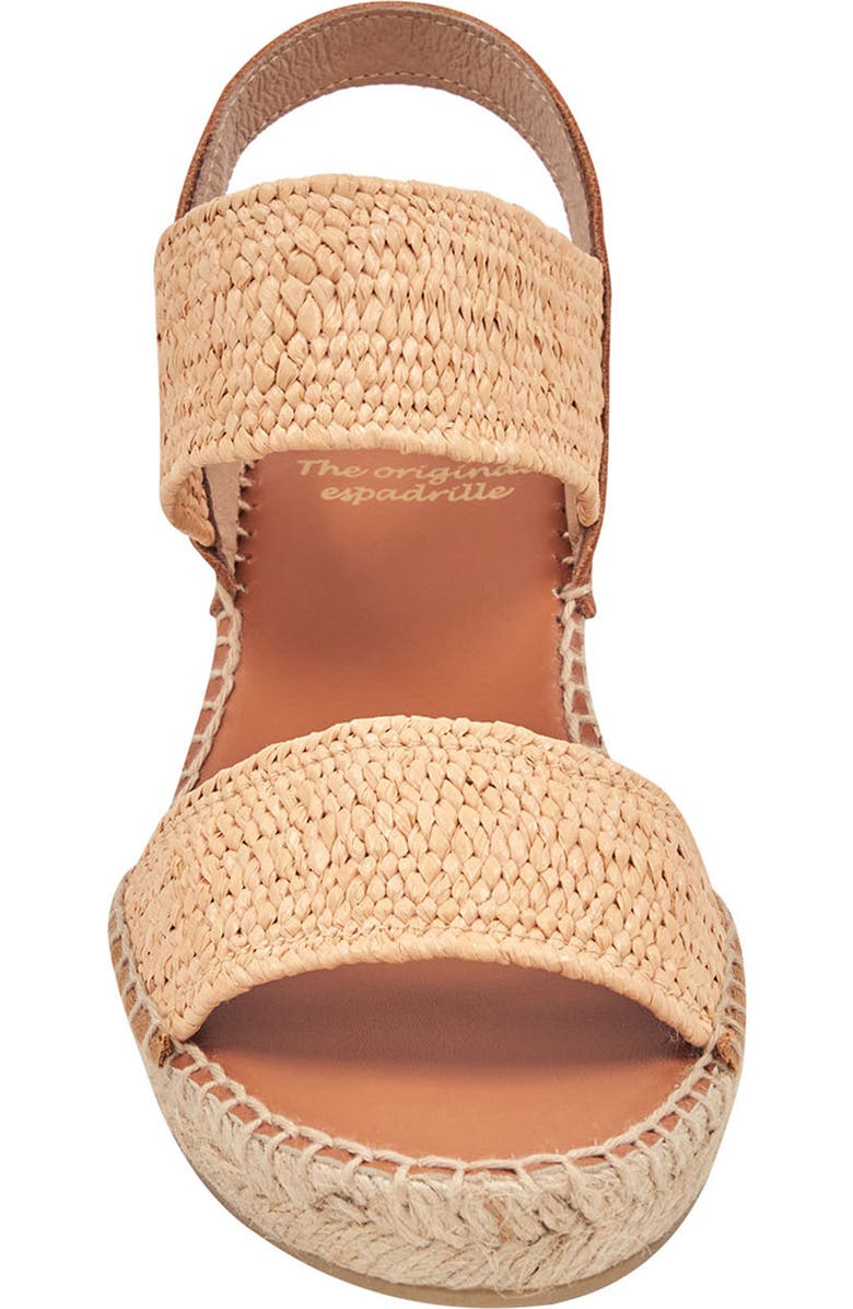 André Assous Aviana Raffia Wedge Sandal, Alternate, color,