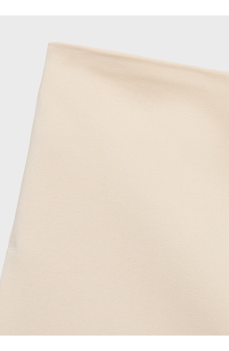 MANGO High Waist Straight Shorts, Alternate, color, Ecru