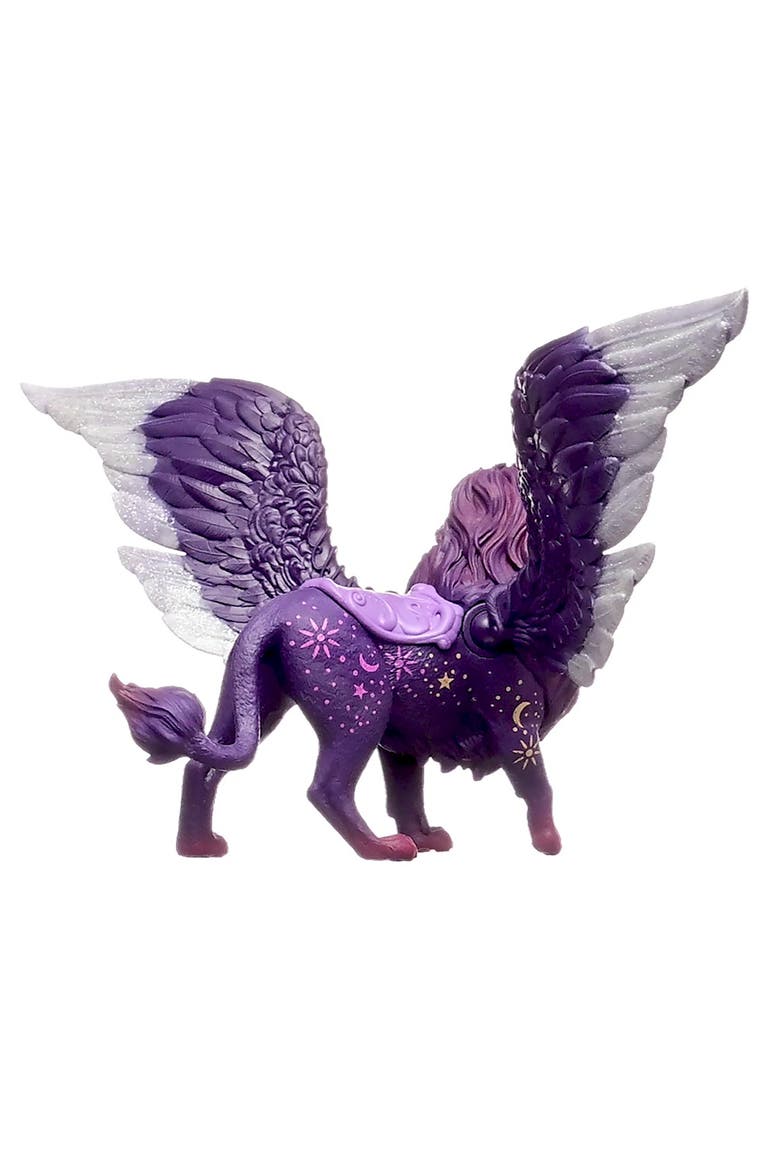Bayala Moon Lion 10 Inch Glitter Figurine, Glow in the Dark, Alternate, color, Multicolored