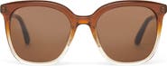 TOMS Charmaine 54mm Square Sunglasses