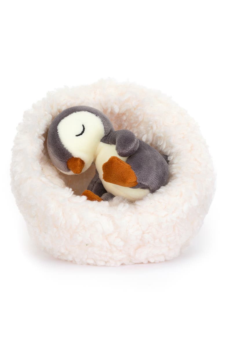 Jellycat Hibernating Penguin Stuffed Animal, Main, color, 